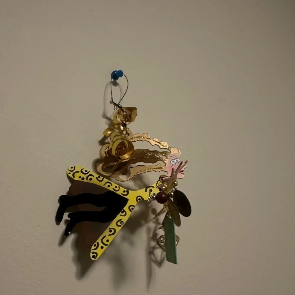 Silvestri Flying Eccentric 2pcs  Karen Rossi Whimsies Christmas Ornaments